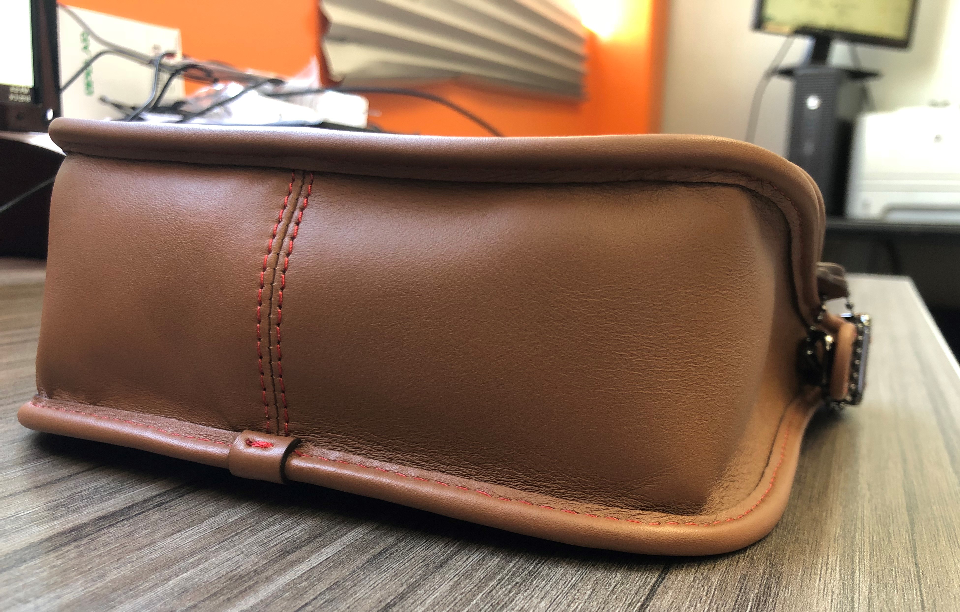 Coach Saddle Bag 18 Dark Antique Nickel/Saddle **Limited Customer